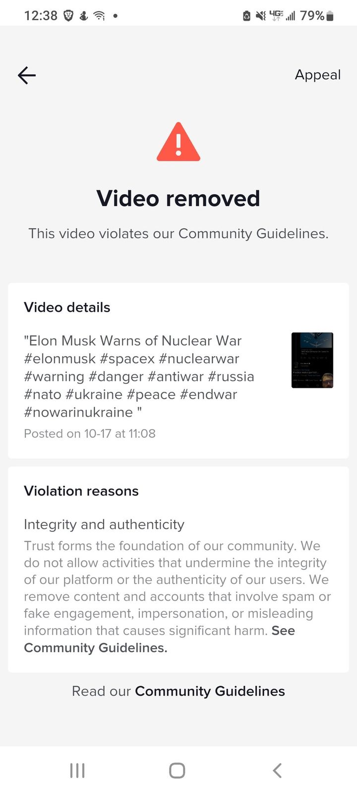 Warning of the Danger of Nuclear War is not "Disinfo"